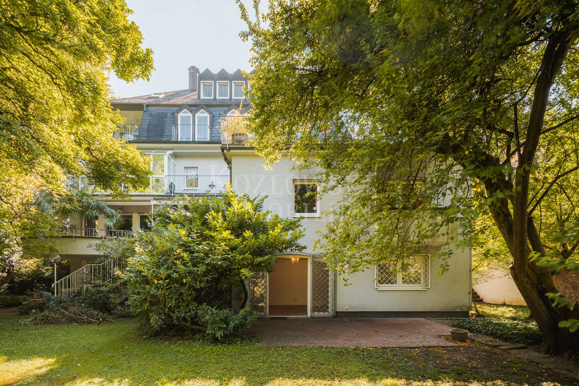 Stadtvilla - Gartenansicht