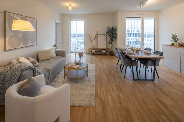 thumbnail von Modernes Penthouse mit Panorama –  2 ZKB mit offener Küche, Balkon & TG-Stellplatz!