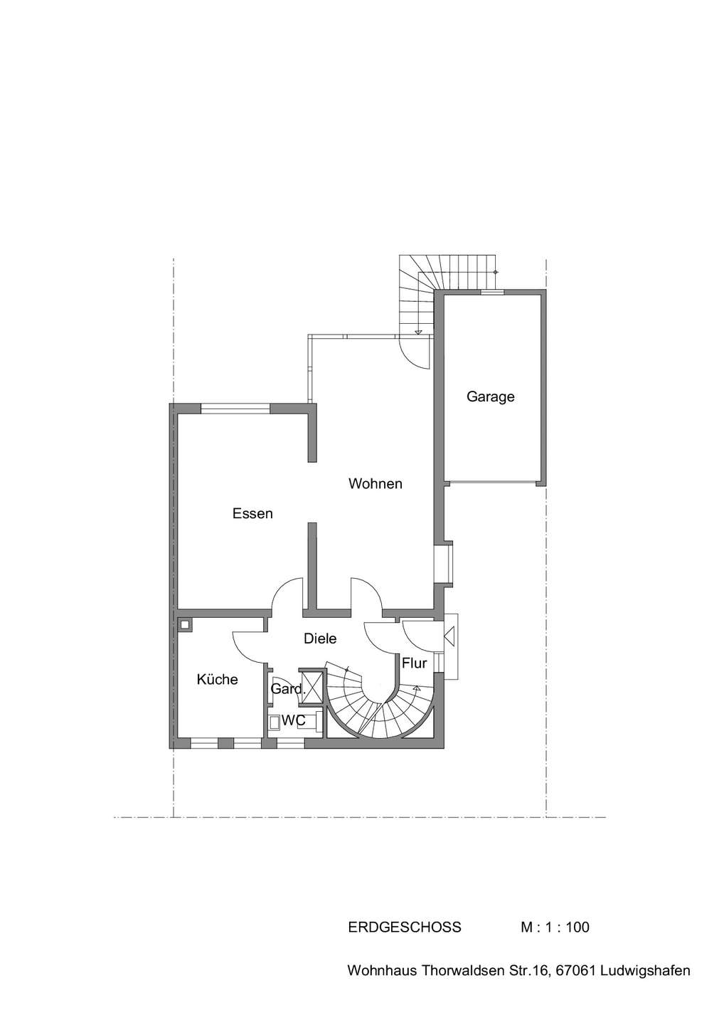 Grundrissplan - Erdgeschoss