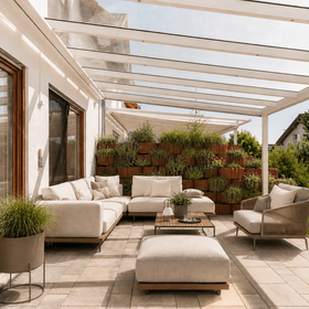 Terrasse - KI-Staging
