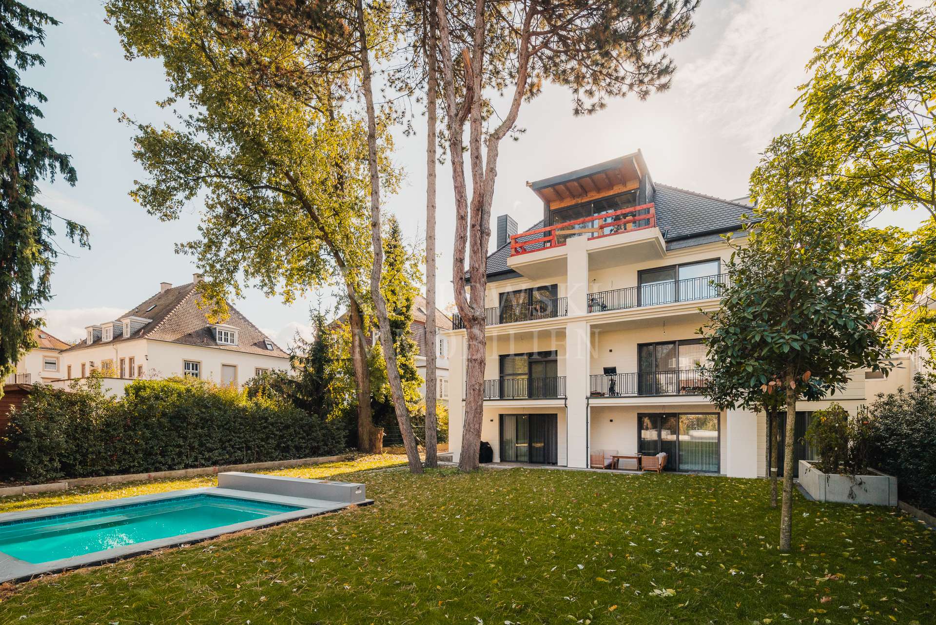 Stadtvilla - Gartenansicht