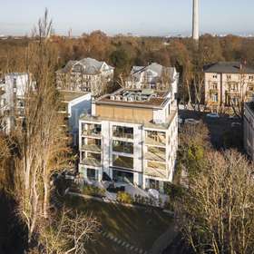 Stadtvilla - Luftaufnahme