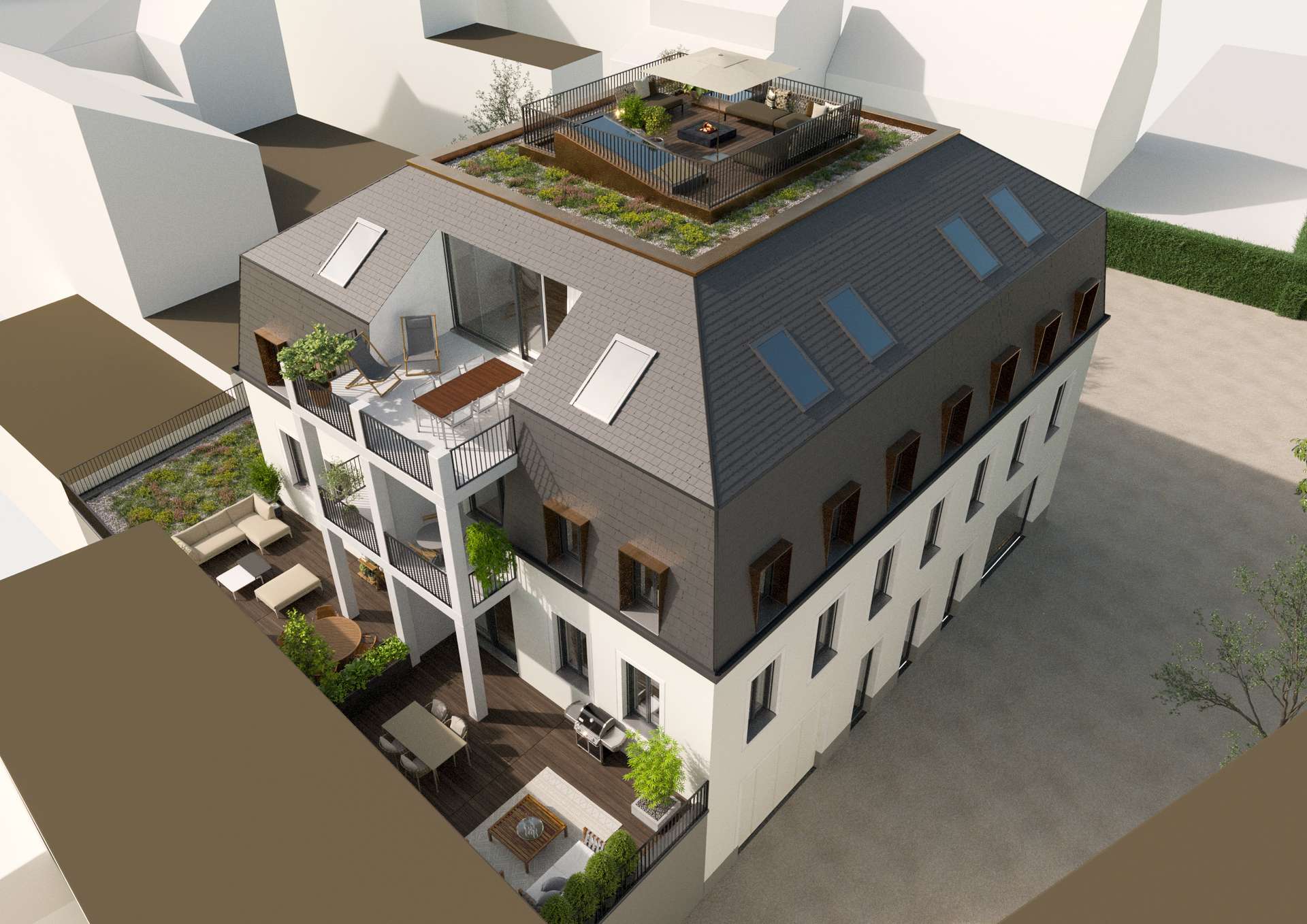 Penthouse mit Dachterrasse