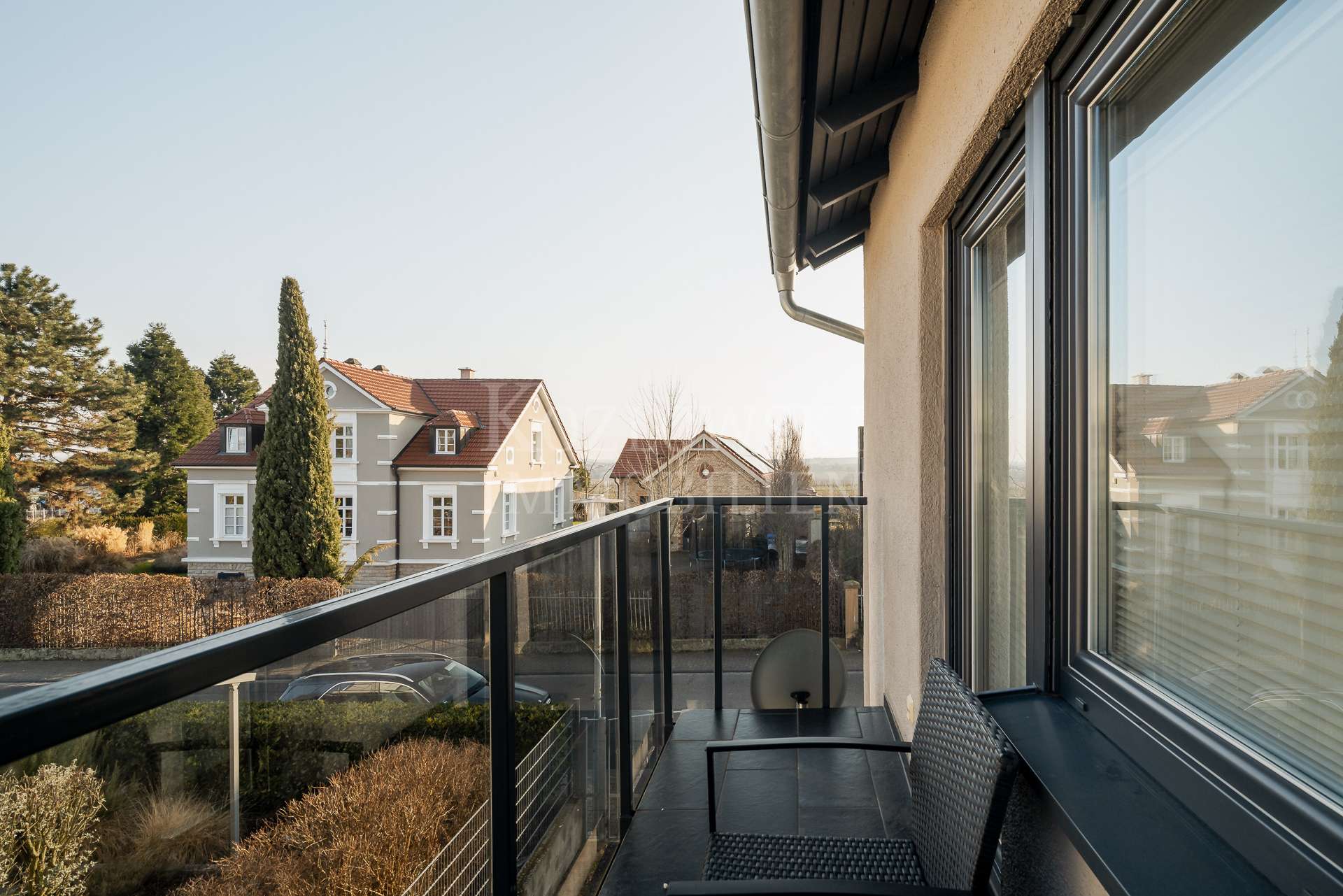 Balkon zum Weinberg