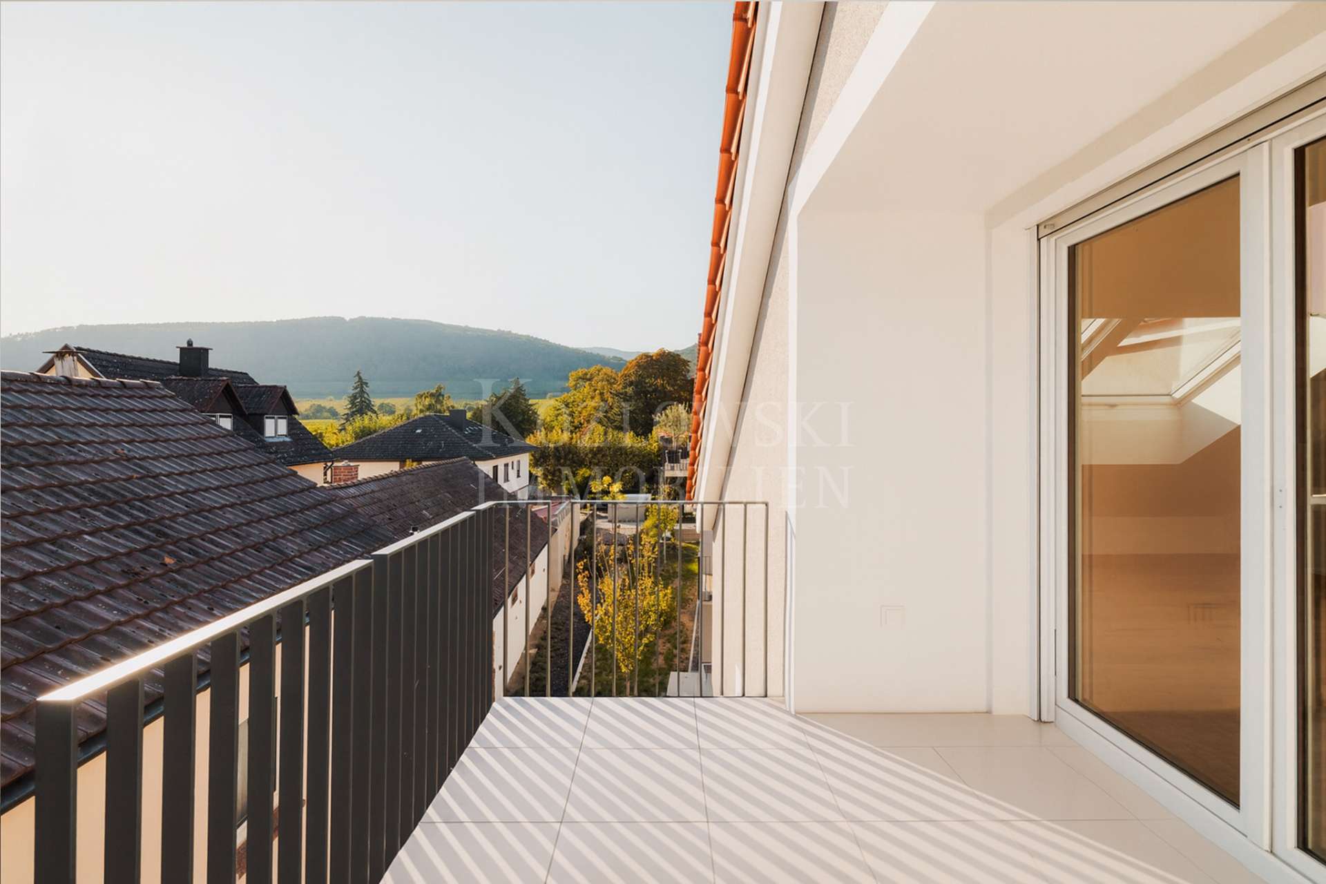 Balkon mit Haardtblick