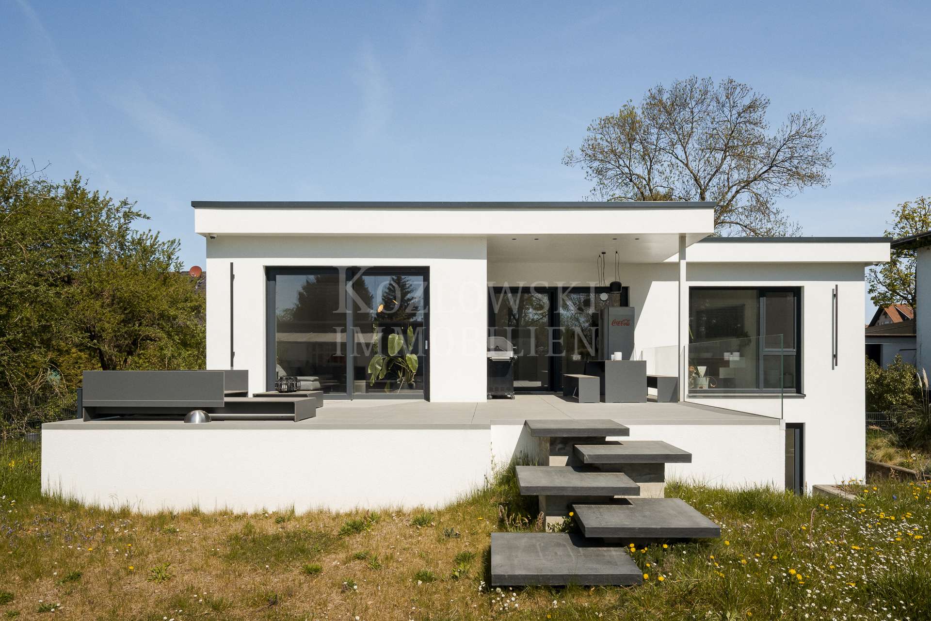 Bungalow - Gartenansicht