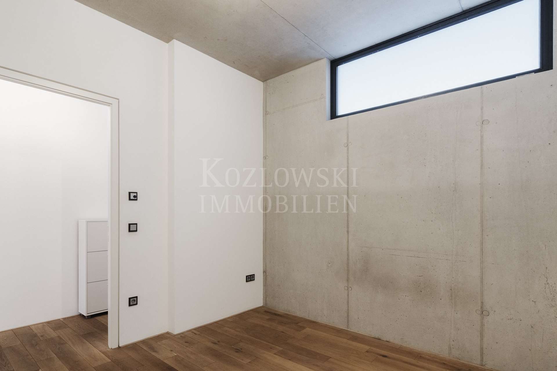 Sichtbeton mit Oberlicht