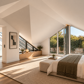 Neues Dachstudio - KI-Staging