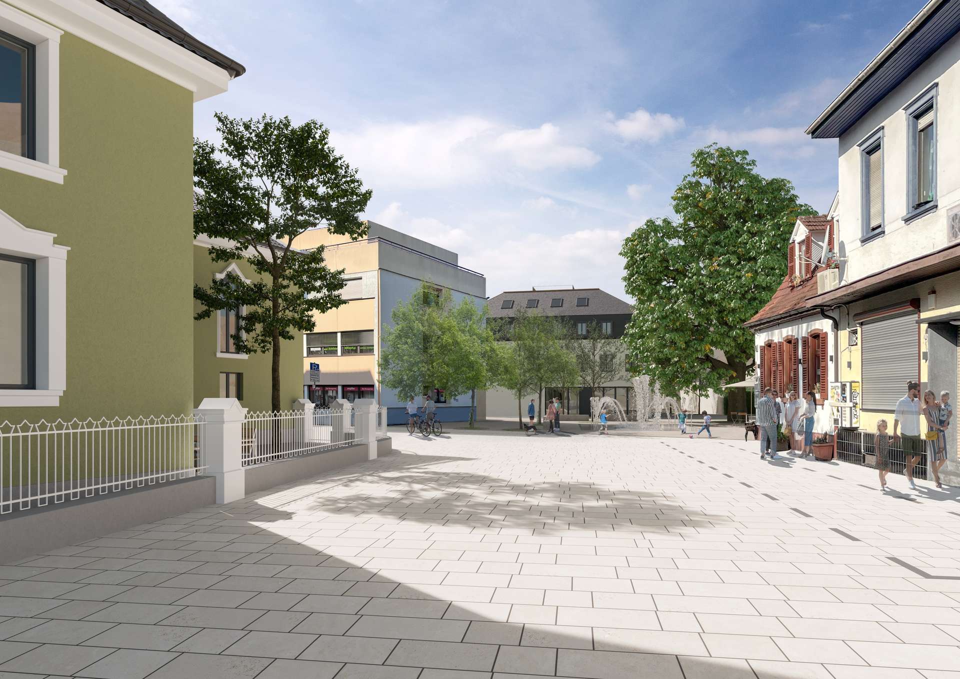 Zufahrt von Herzogstraße