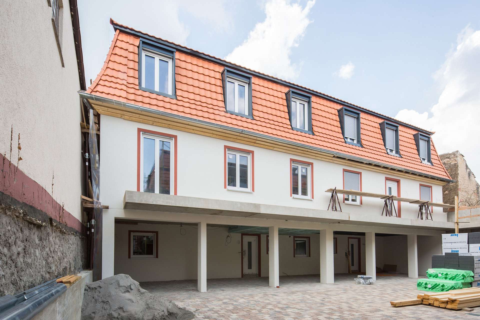 Haus 2 links - Innenhof