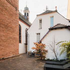 Idyllischer Innenhof