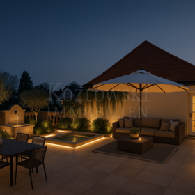 Dachterrasse - KI-Homestaging