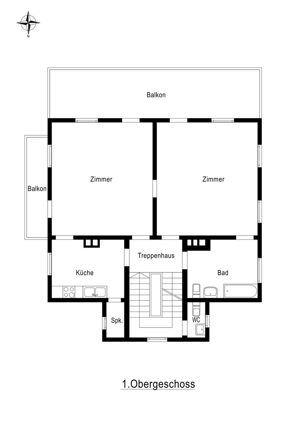 Grundrissplan - Obergeschoss_300