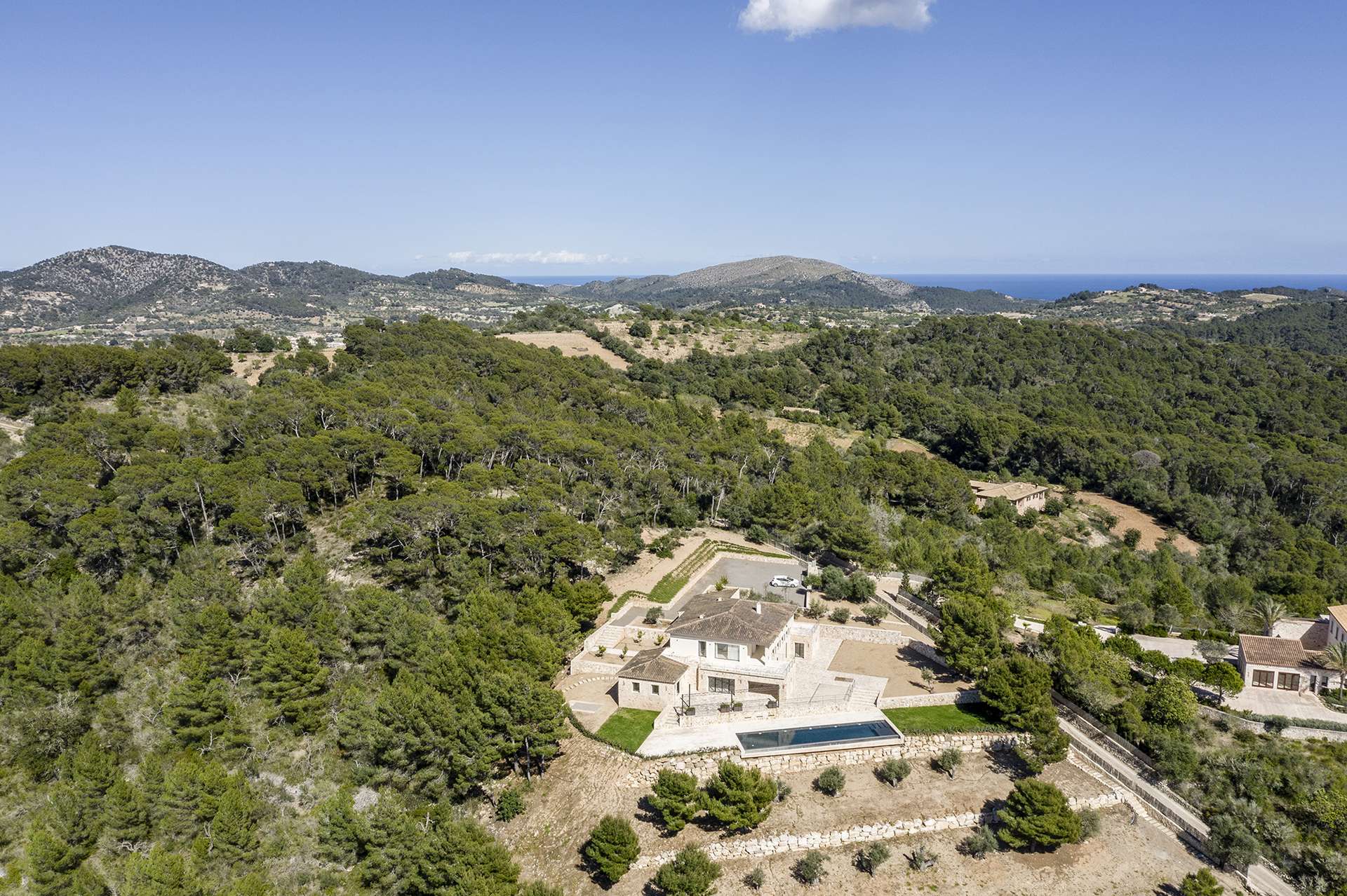 Villa S`Olivar von oben