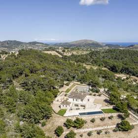 Villa S`Olivar von oben