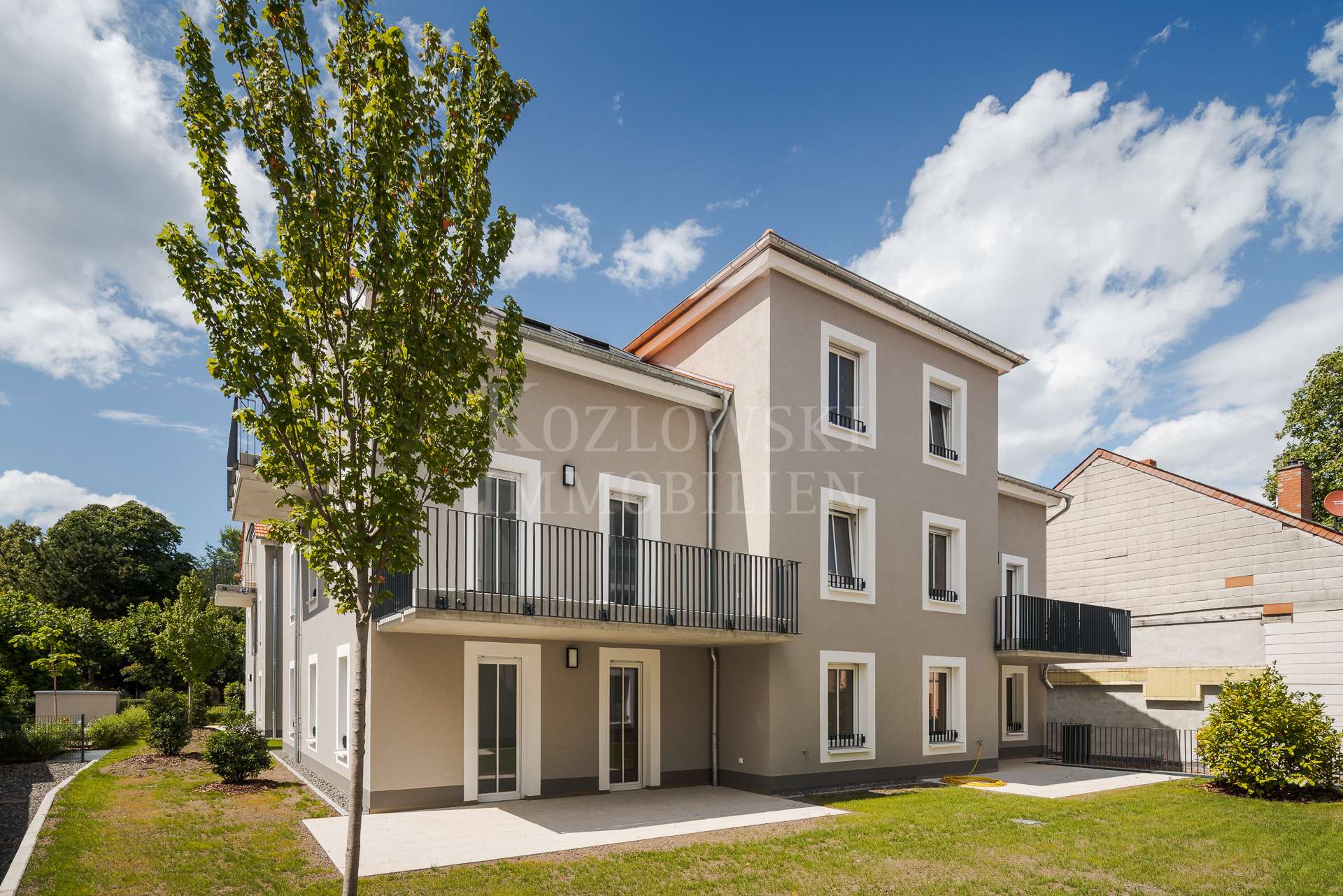 Terrassenwohnung - Gartenansicht