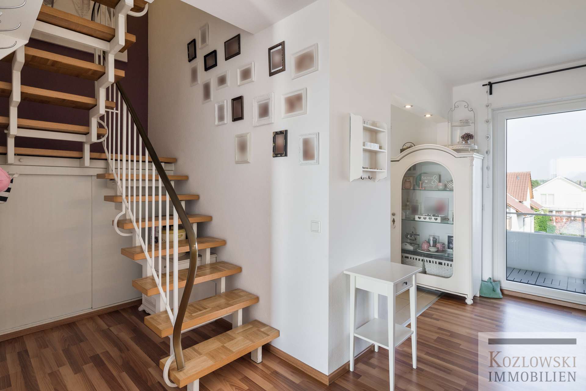 Treppe ins Dachgeschoss