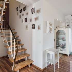 Treppe ins Dachgeschoss
