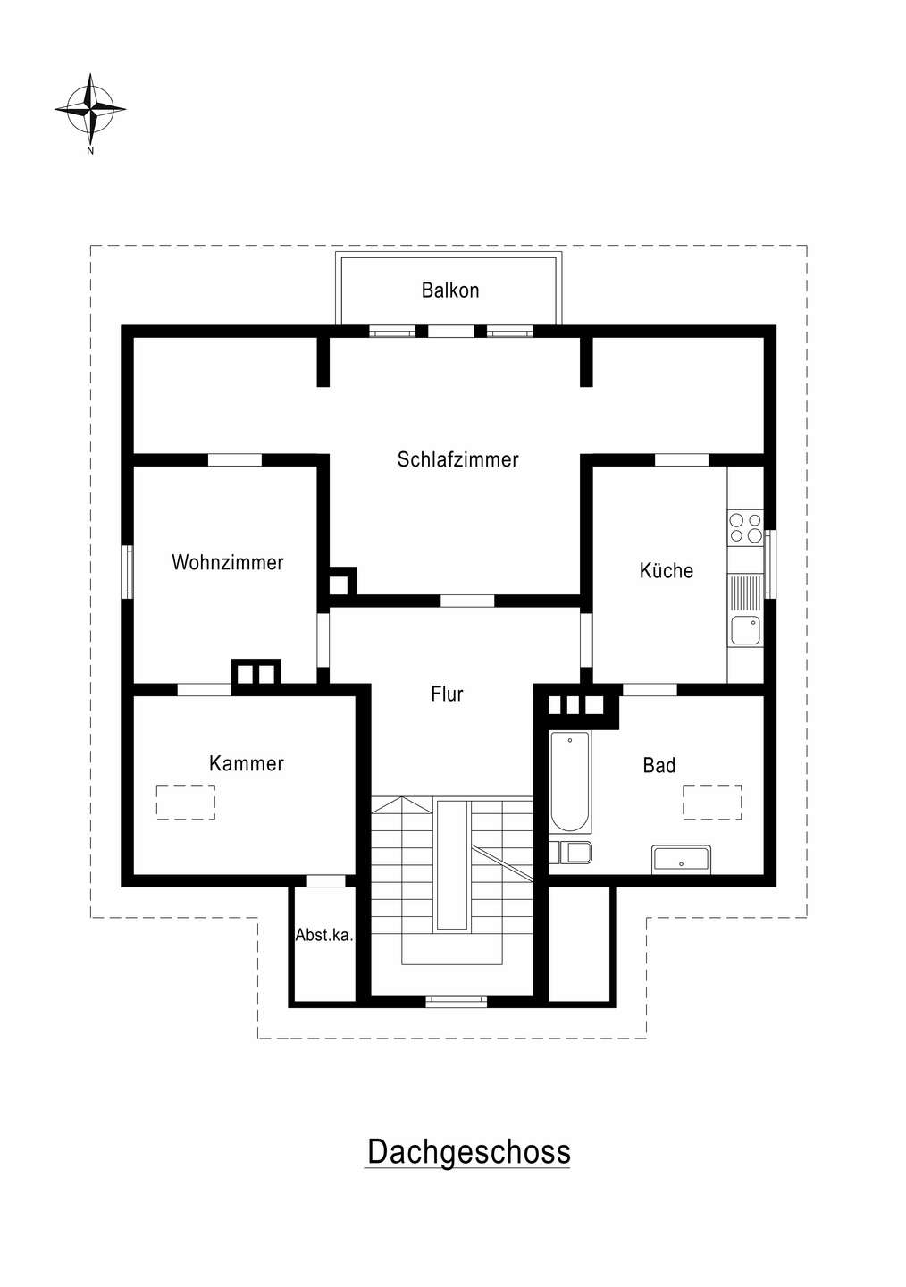 Grundrissplan - Dachgeschoss_300