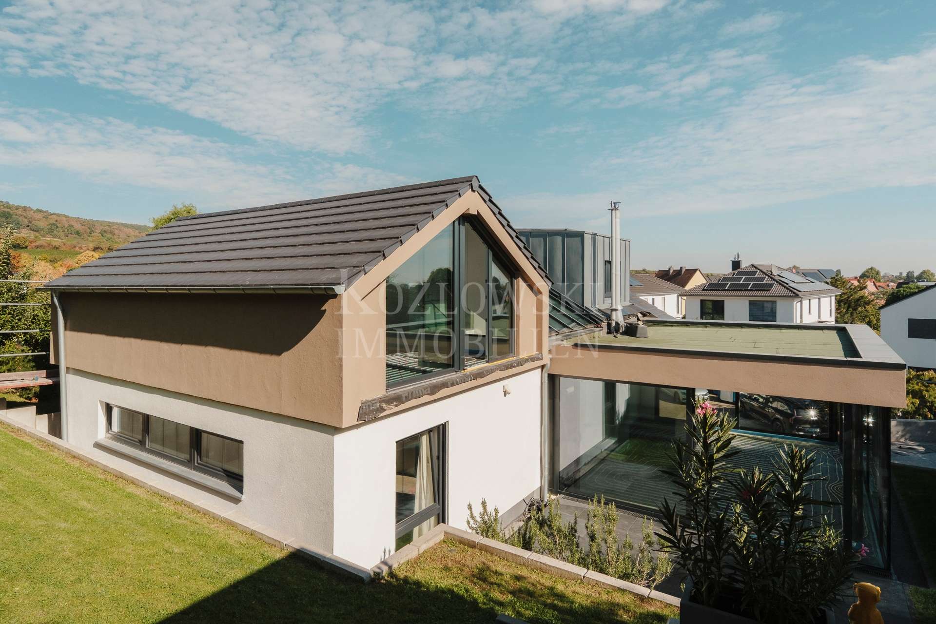 Dachaufbau mit Dachterrasse