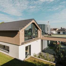 Dachaufbau mit Dachterrasse