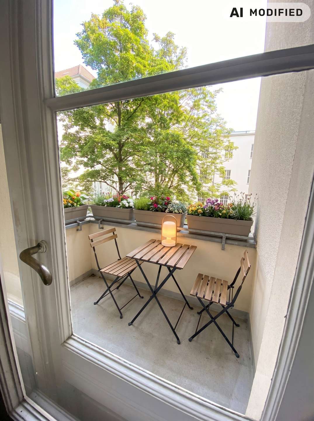 Gemütlicher Balkon zum Hof*