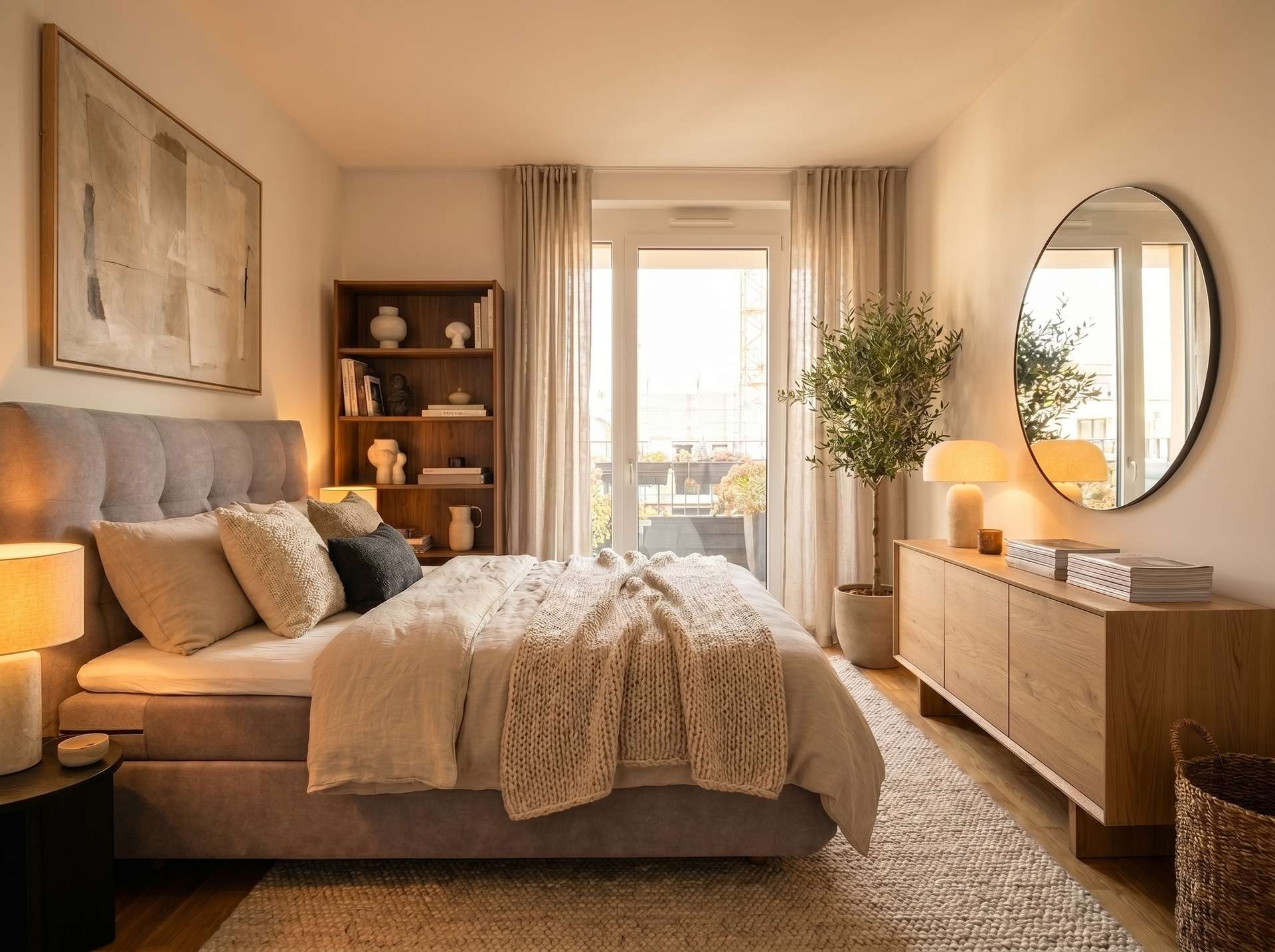 Schlafzimmer (KI unterstützt)