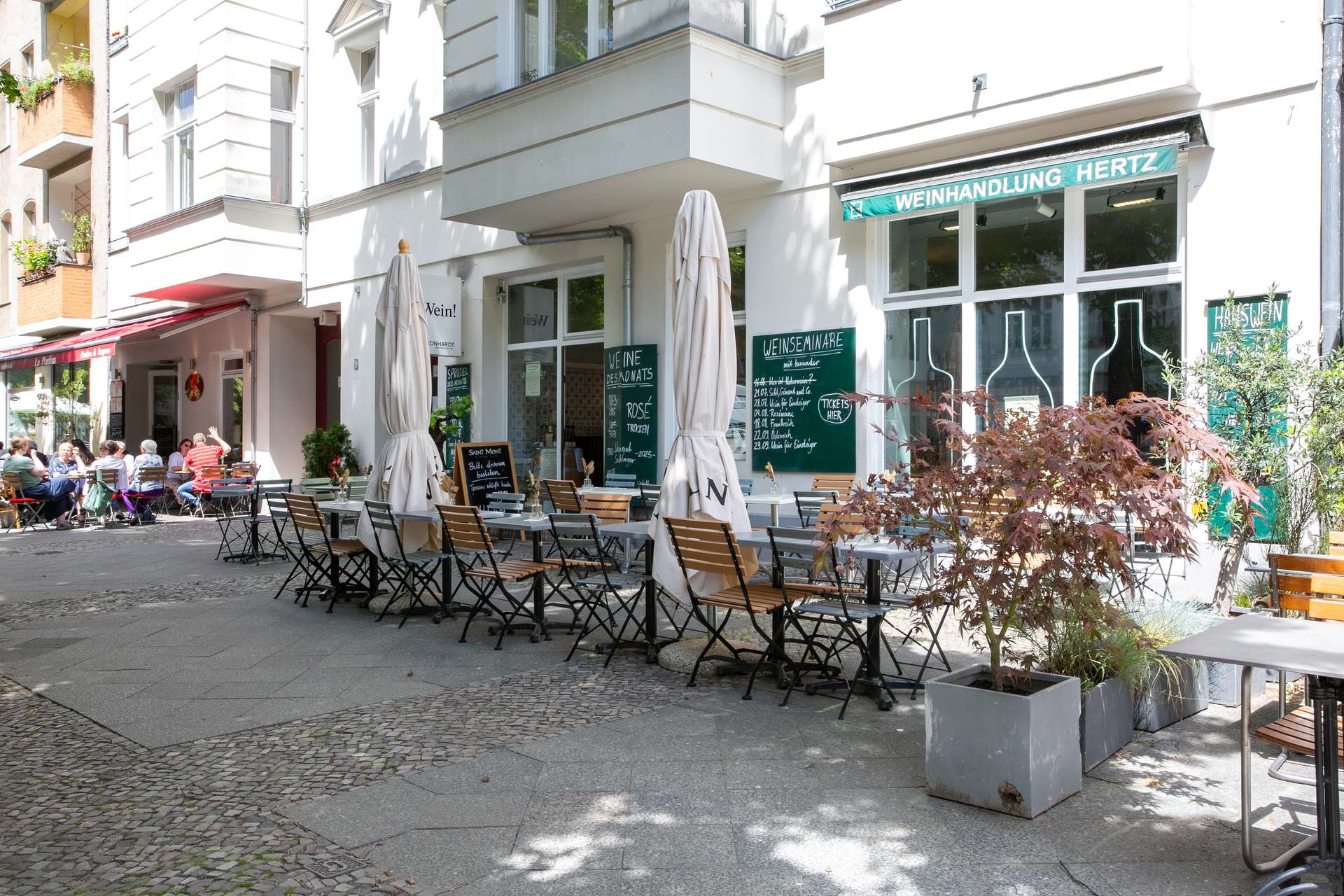 Große Schaufensterfläche