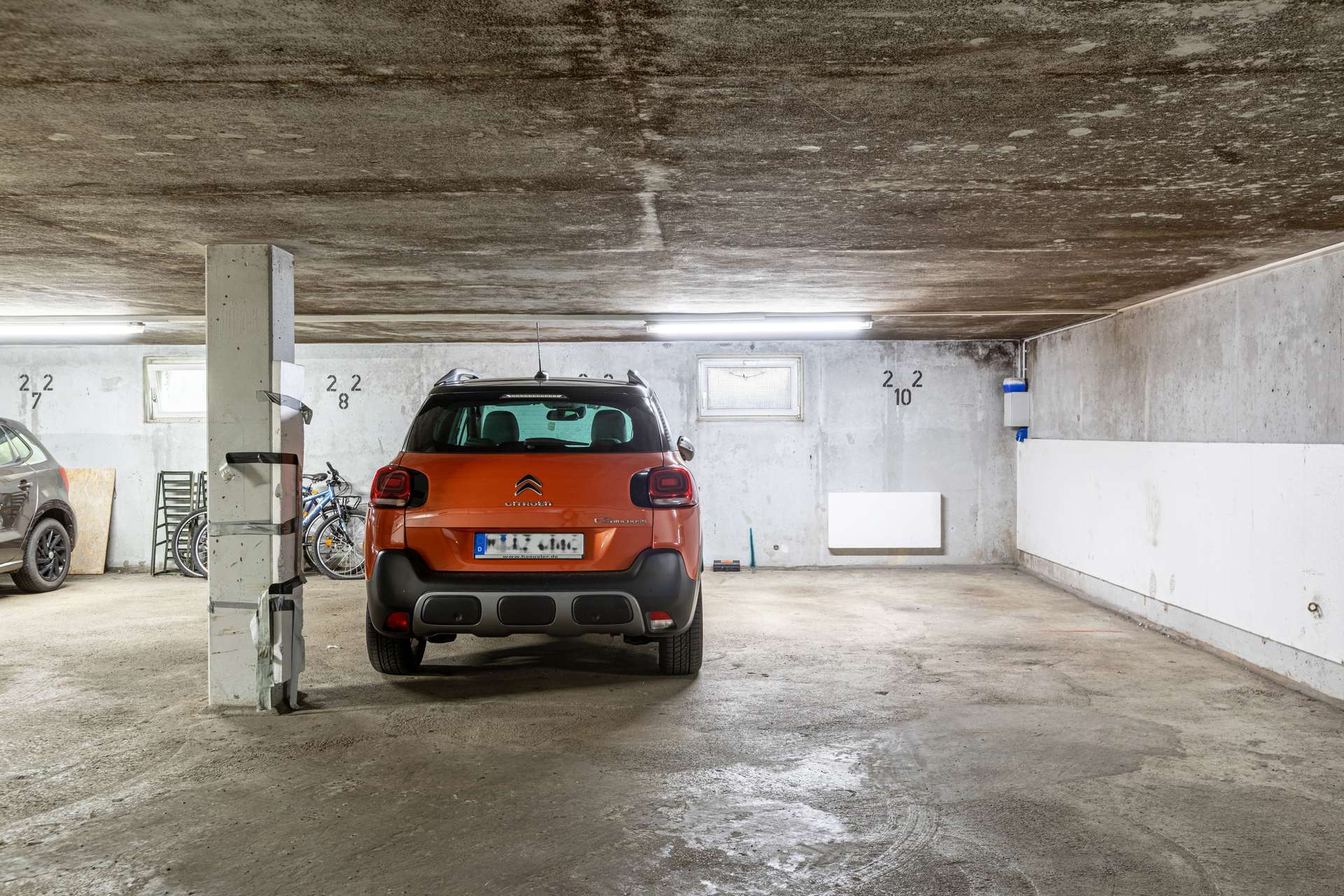 ...in der Tiefgarage