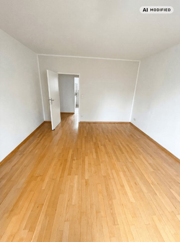 Wohnzimmer mit Blick in den Flur