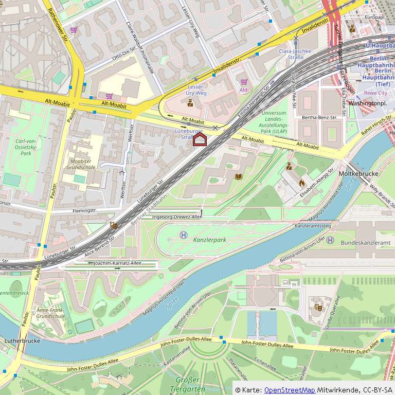 Exzellente Verkehrsanbindung mit Nähe zur Spree