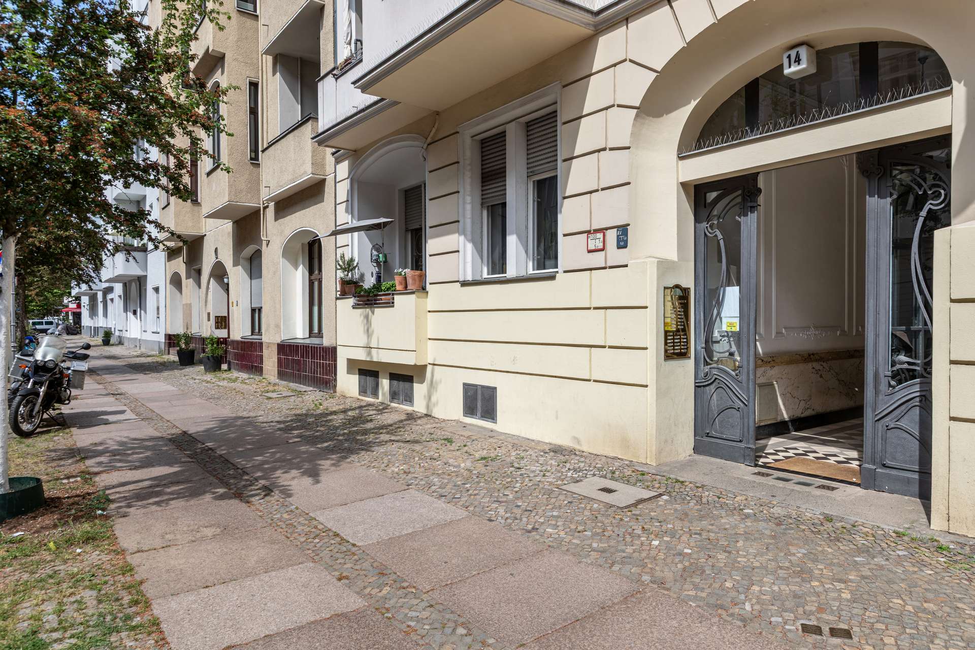 Blick auf die Wohnung
