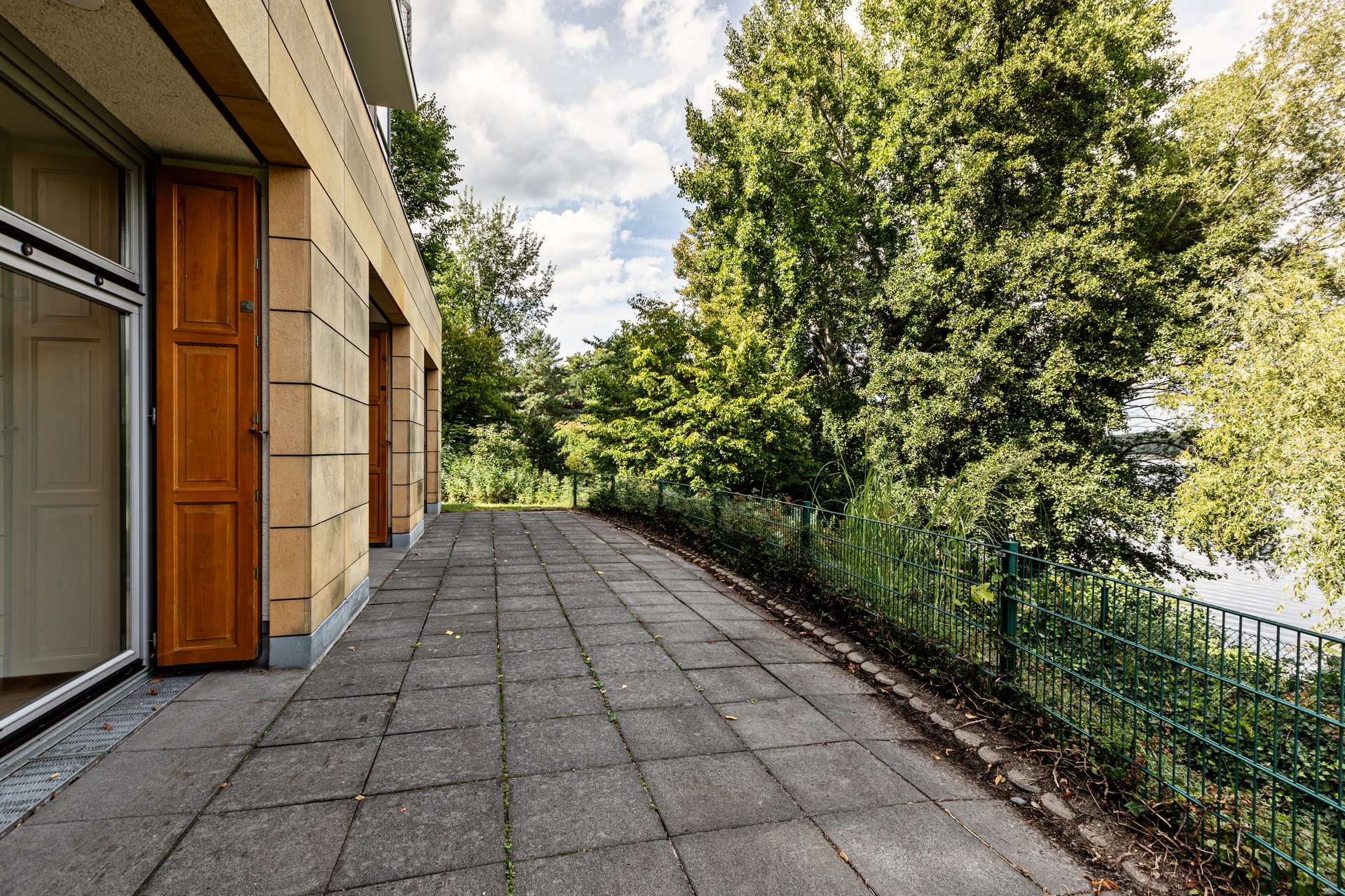 Terrasse, Blick nach Westen