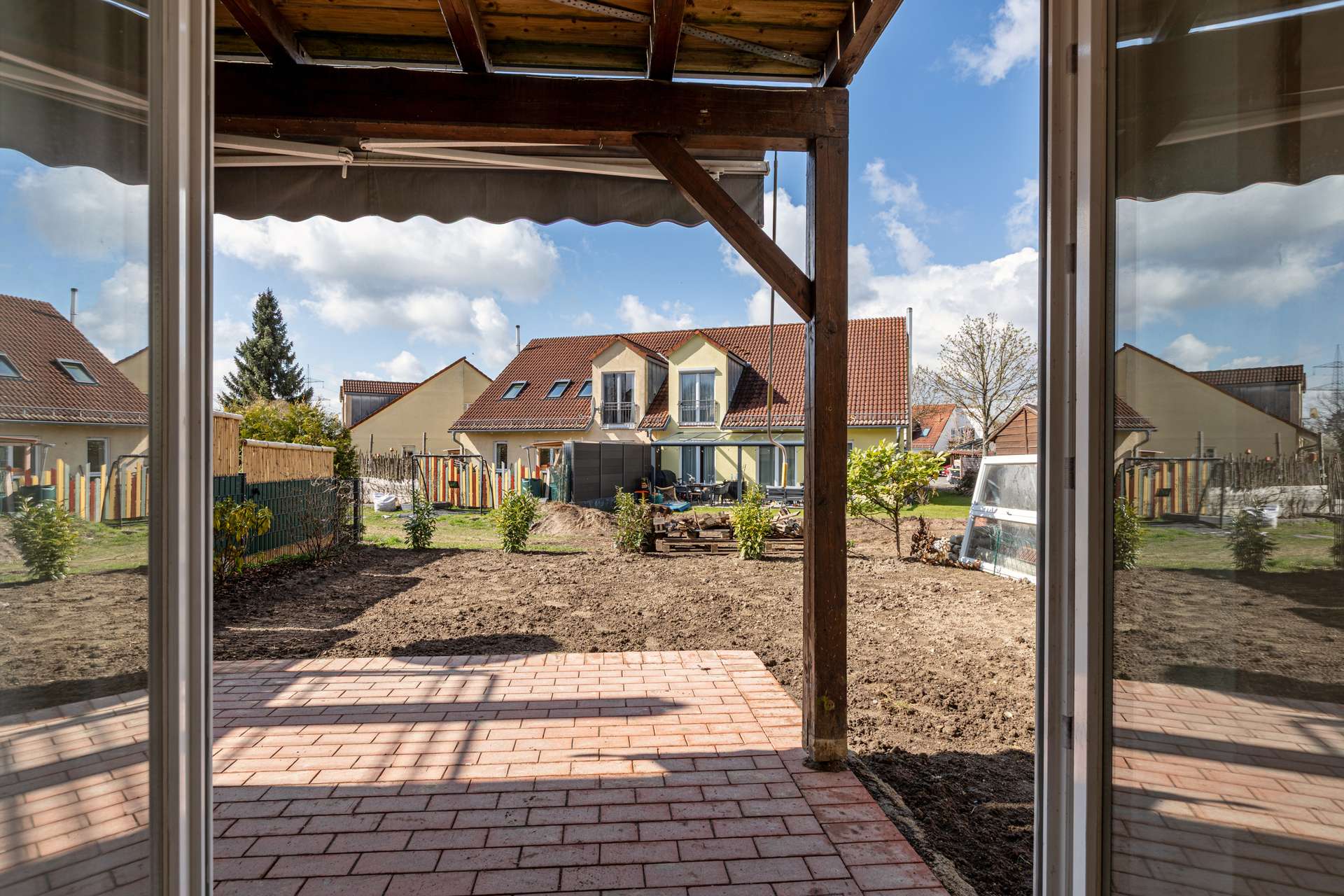 Terrasse Blick in den Garten