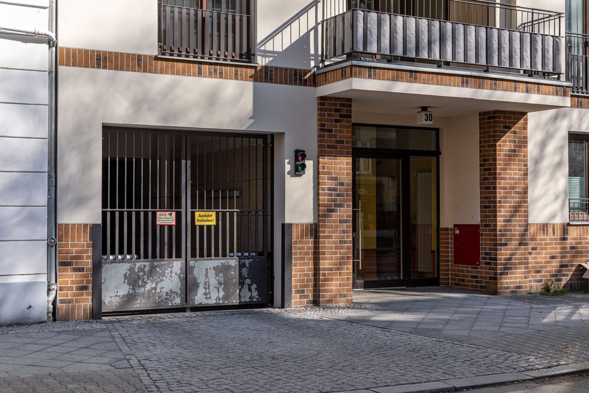 Zufahrt zur Tiefgarage