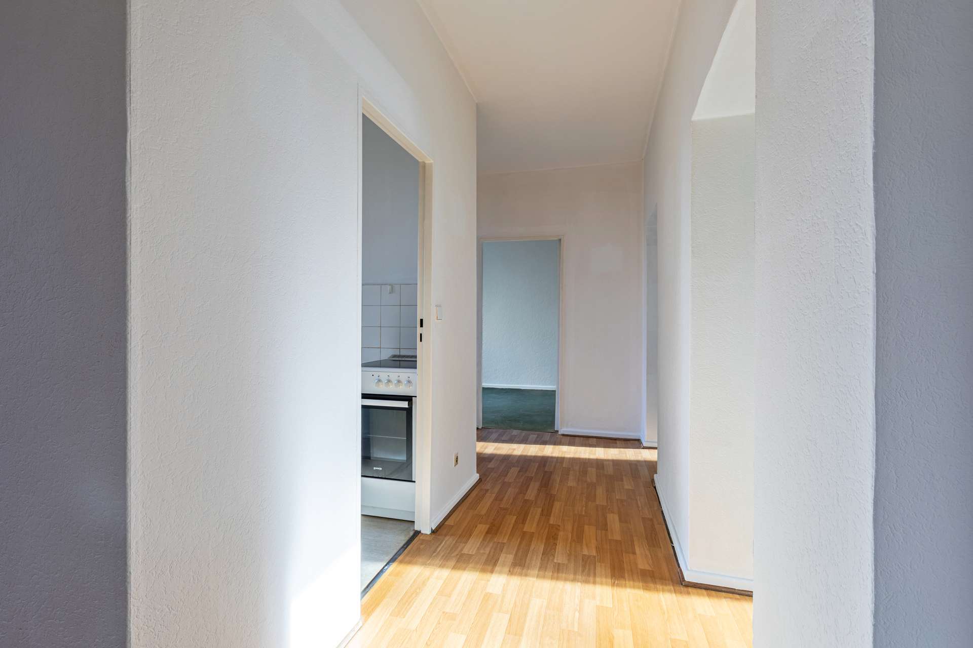 Blick den Flur entlang