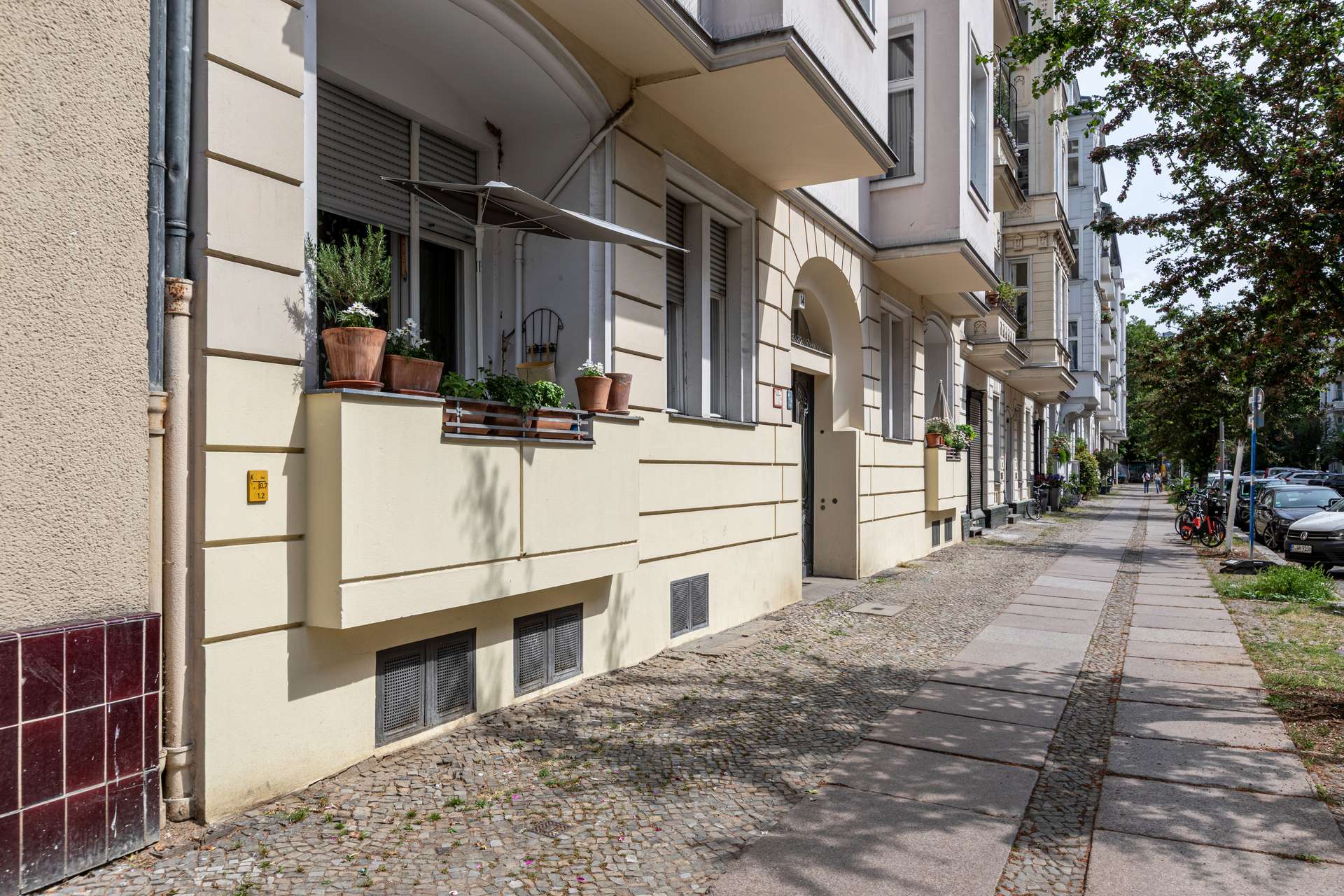 Blick auf die Wohnung 
