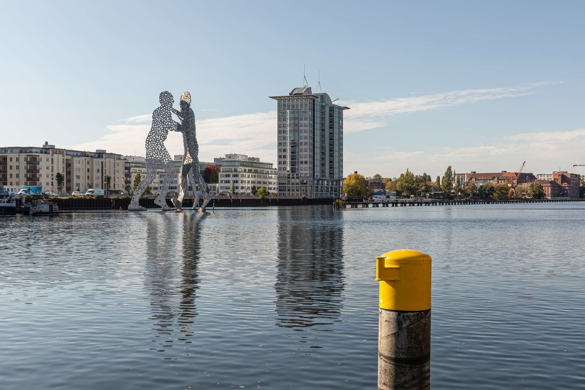 Die 30 m hohen Molecule Man von Jonathan Borofsky