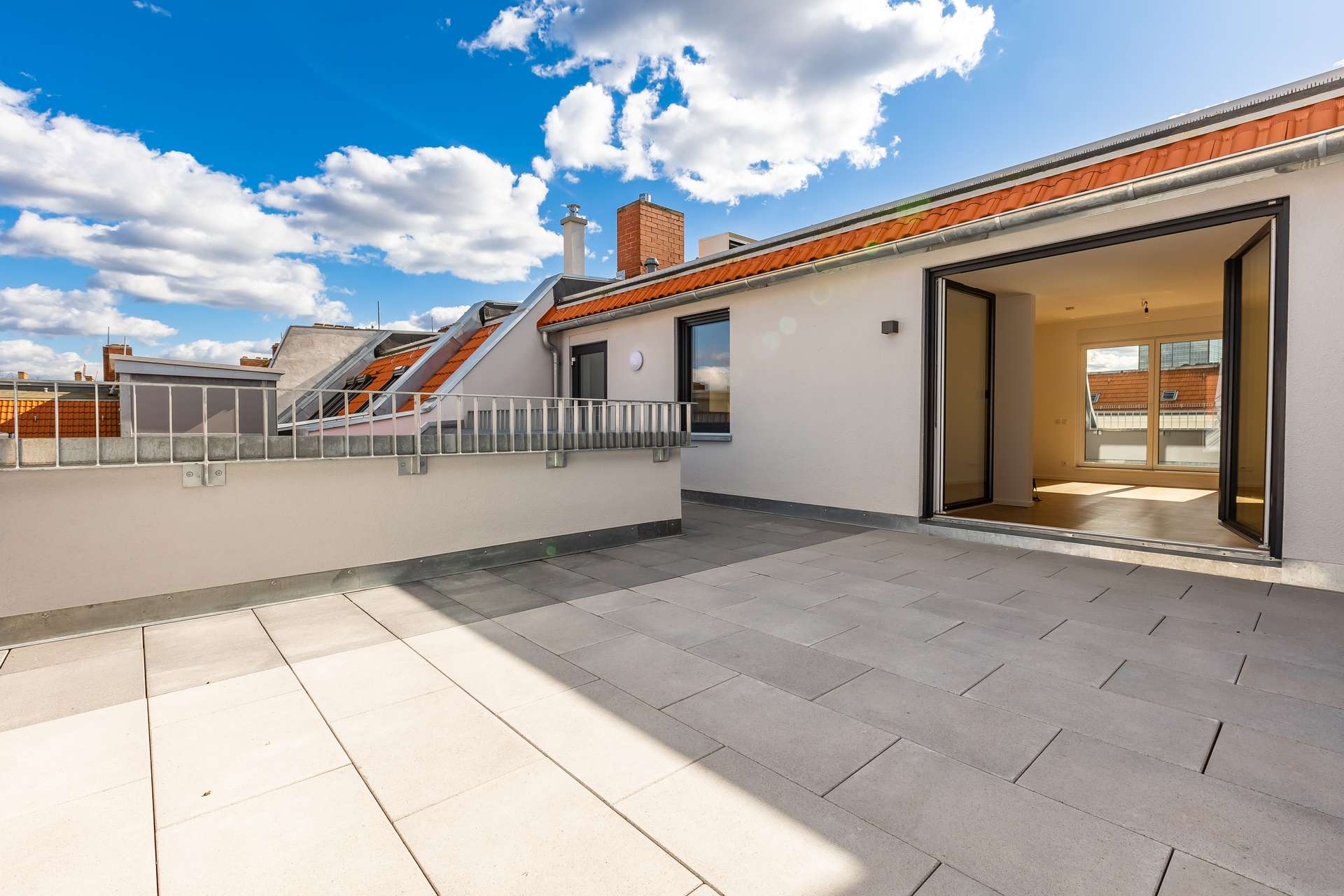 Blick Richtung Wohnung
