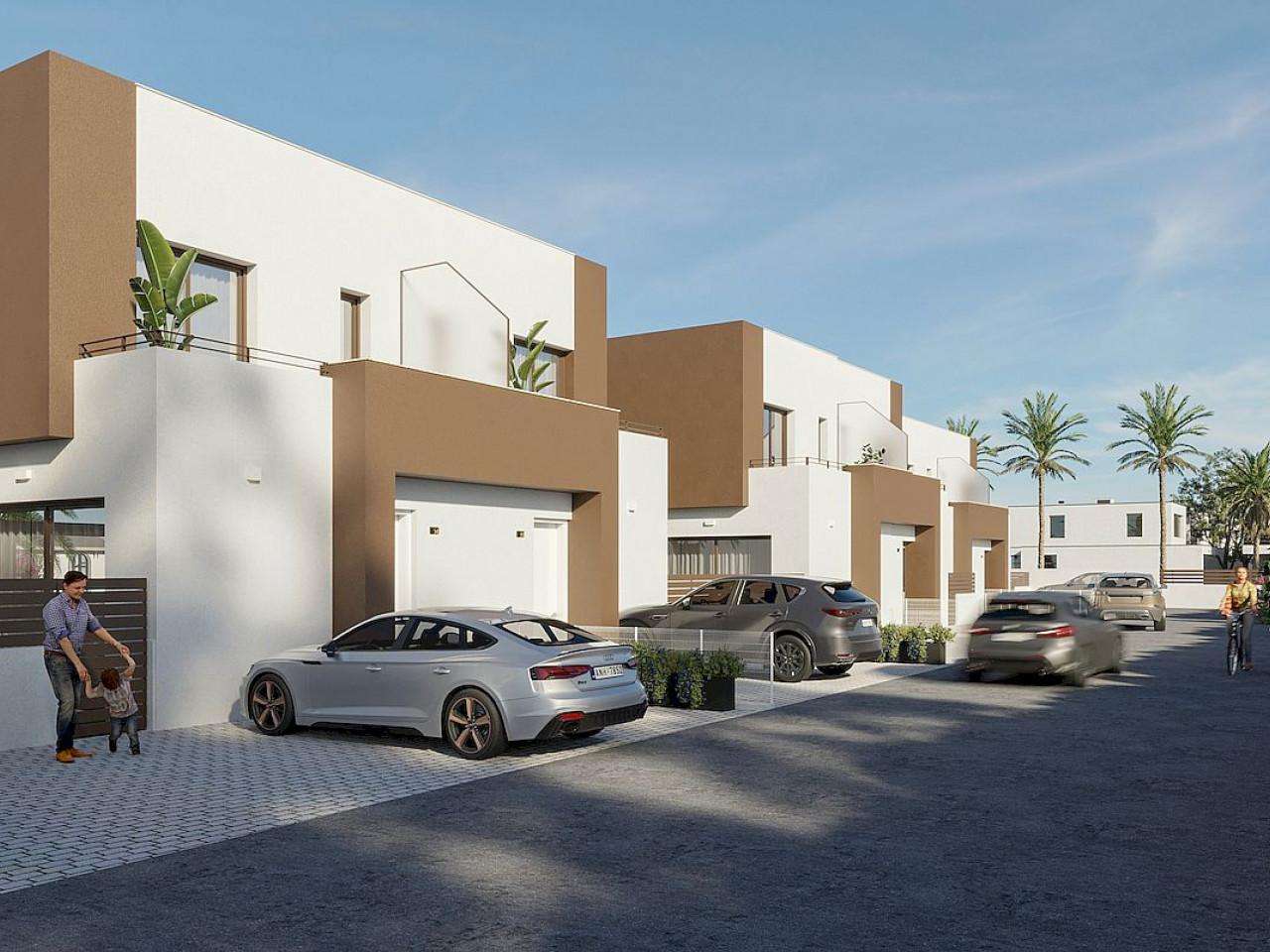 Neubau Villas mit 3 Schlafzimmern und 3 Badezimmern in La Marina| Ref: MA-2348 – La marina