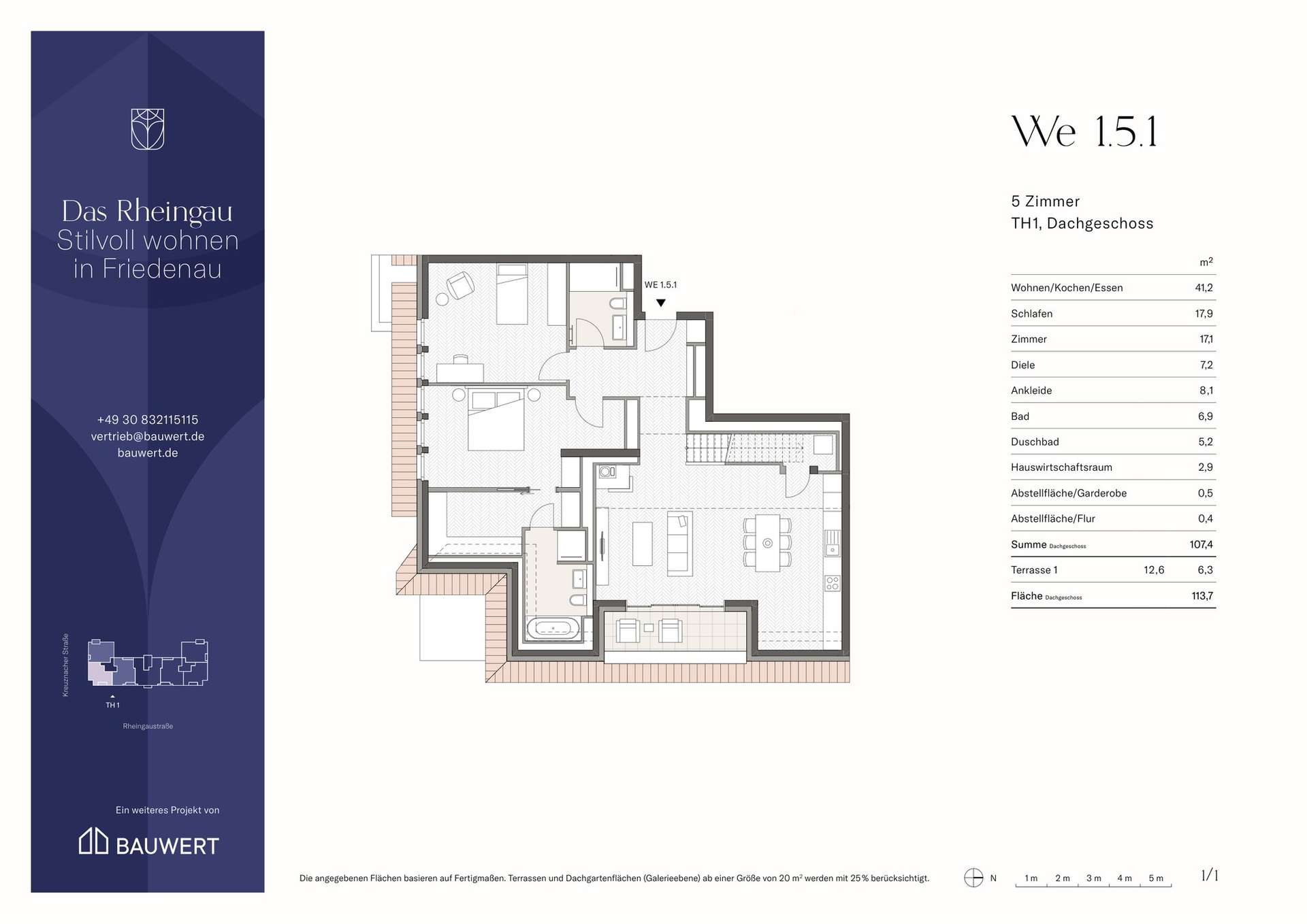 Das Rheingau | 5-Zimmer-Wohnung | WE 1.5.1 – Berlin