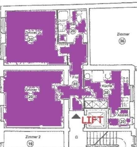Denkmal-Wohnung gelegen an einem prädestinierten Standort ruhig nach Westen, mit Aufzug – Berlin