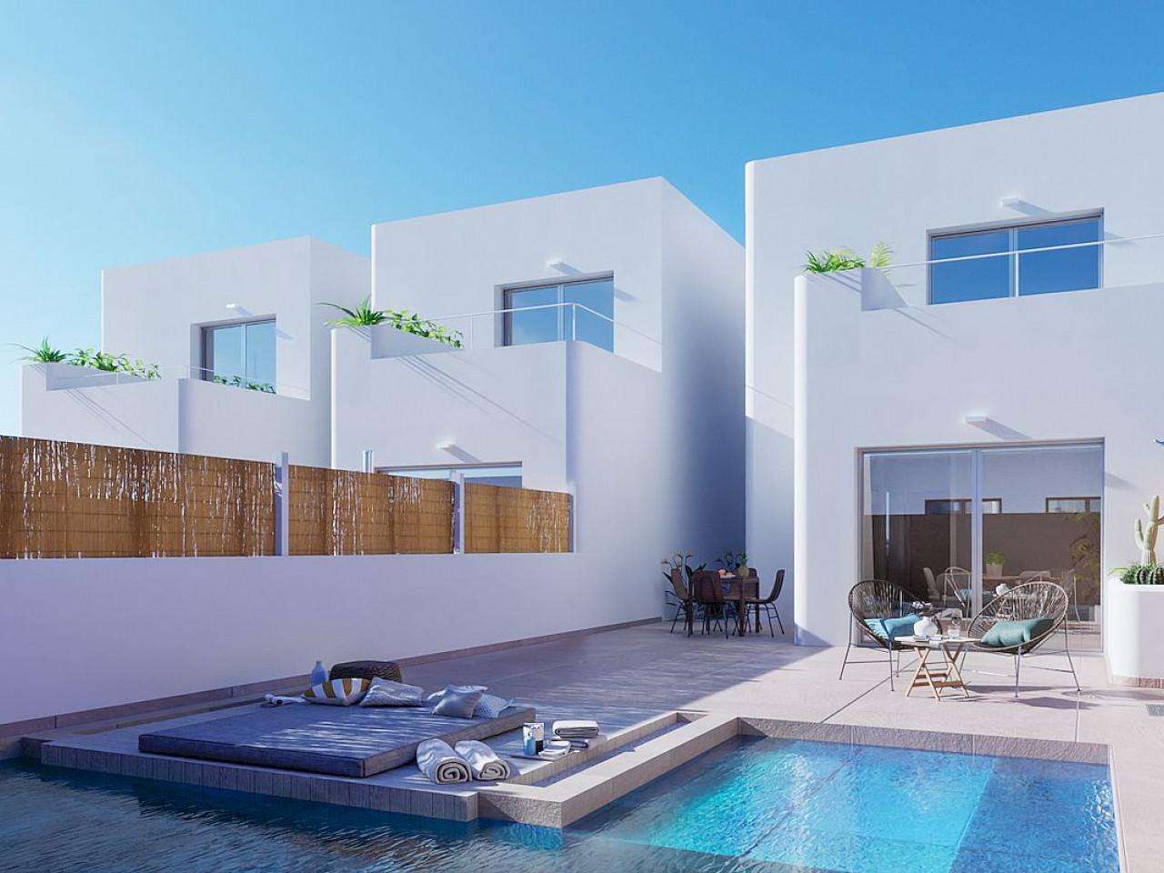 Neubau Villas mit 3 Schlafzimmern und 2 Badezimmern in Los Alcazares| Ref: MA-1992B – Los alcazares