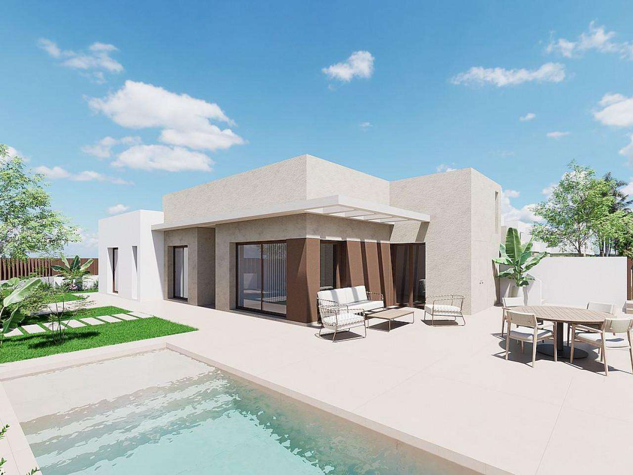 Neubau Villas mit 3 Schlafzimmern und 3 Badezimmern in Los Alcazares| Ref: MA-2327C – Los alcazares