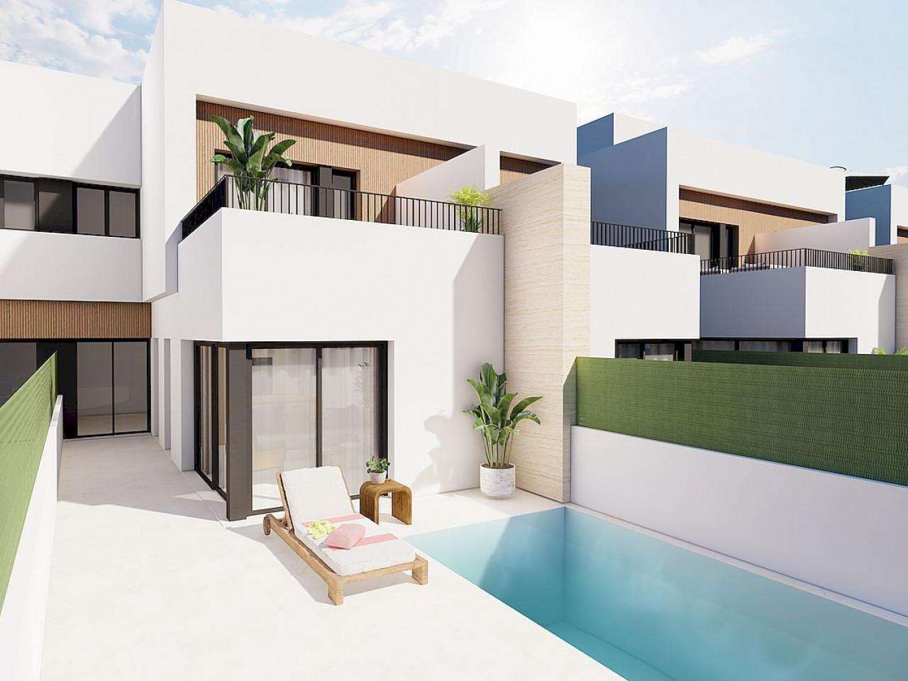 Neubau Villas mit 3 Schlafzimmern und 3 Badezimmern in San Javier| Ref: MA-2316B – San javier