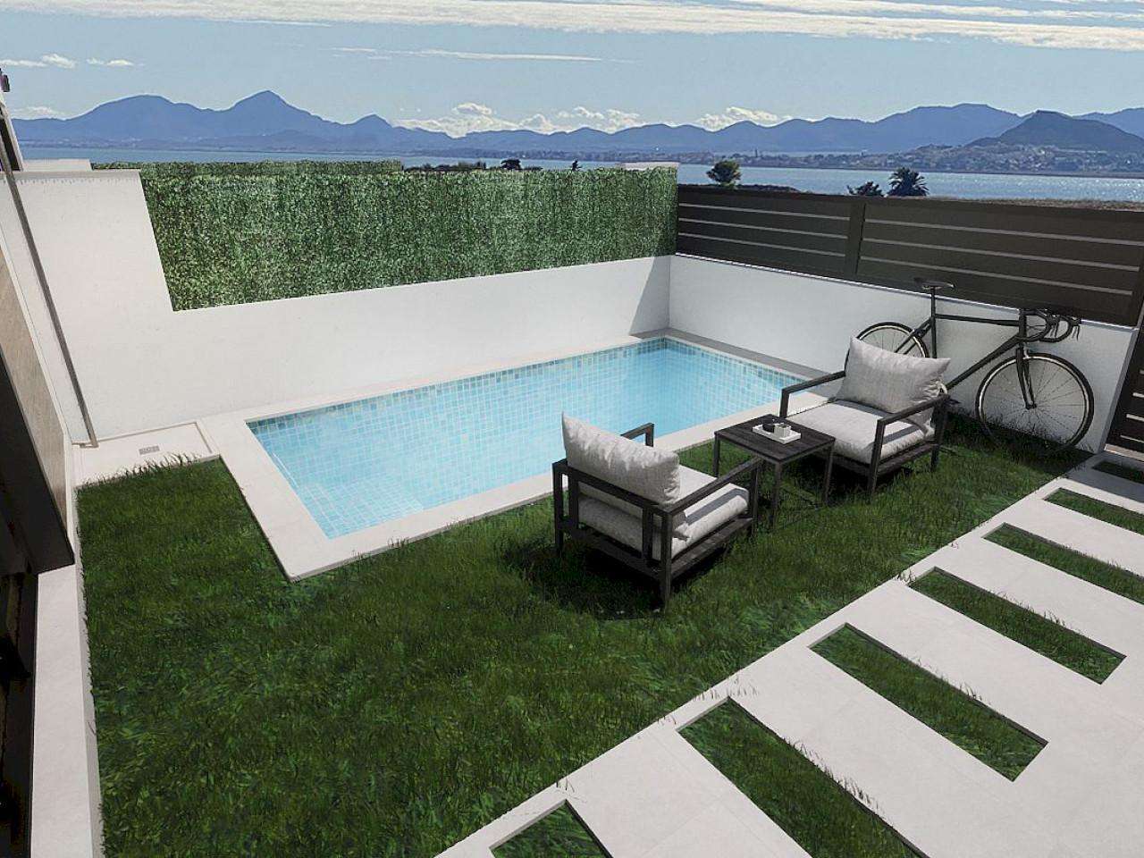 Neubau Villas mit 3 Schlafzimmern und 2 Badezimmern in Los Alcazares| Ref: MA-2274 – Los alcazares