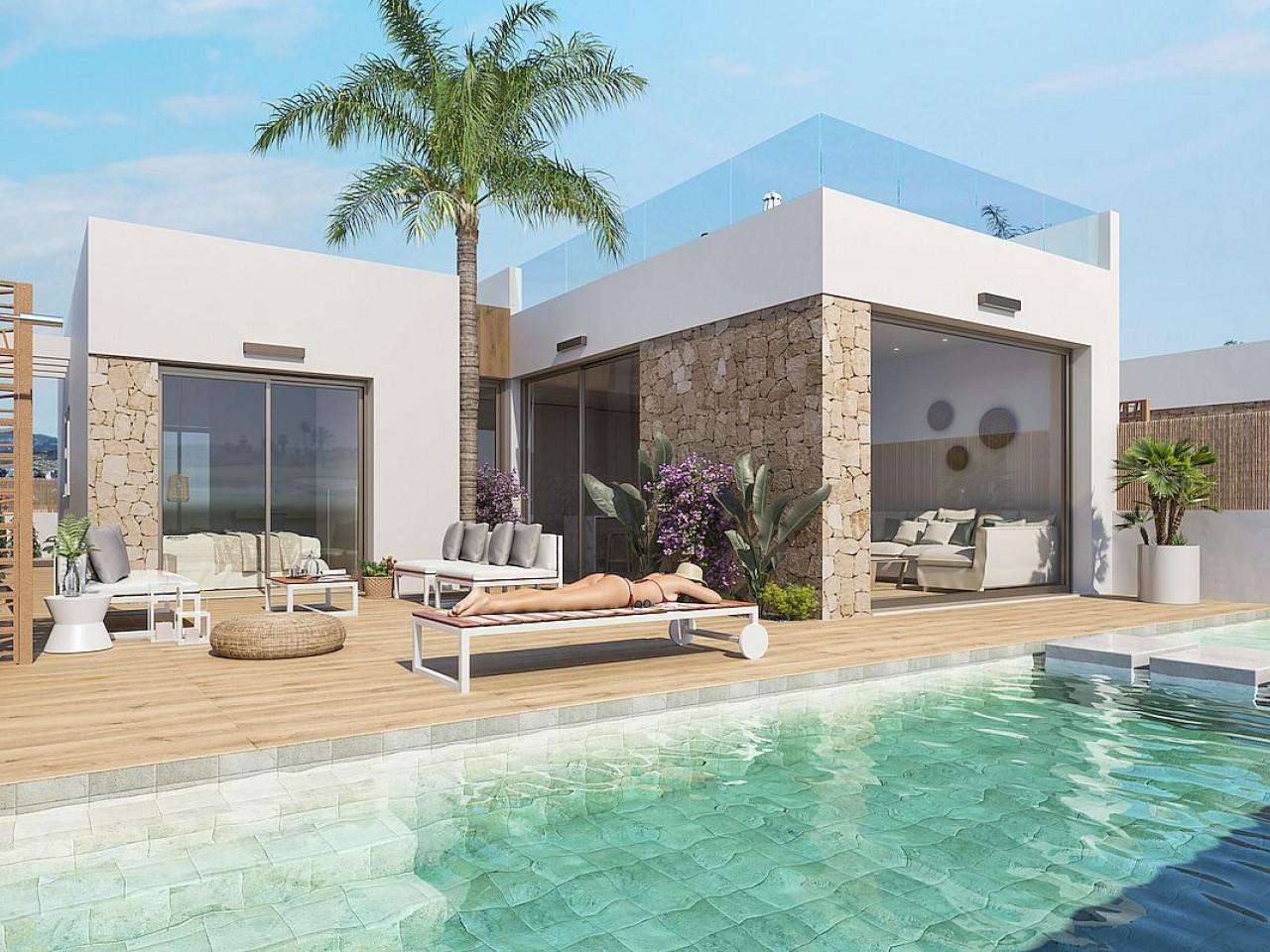 Neubau Villas mit 3 Schlafzimmern und 2 Badezimmern in Los Alcazares| Ref: MA-2153 – Los alcazares