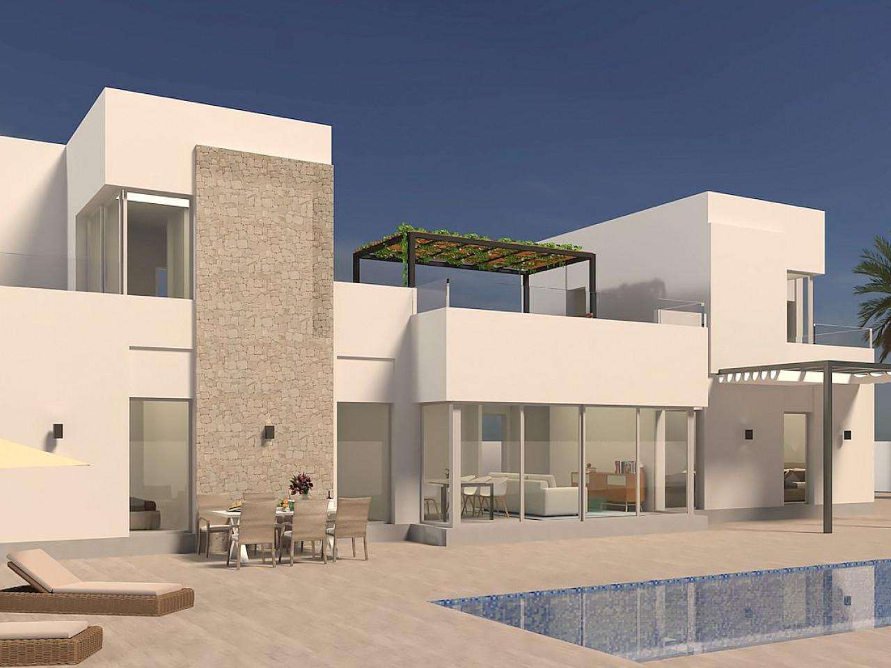 Neubau Villas mit 6 Schlafzimmern und 4 Badezimmern in Torrevieja| Ref: MA-1717 – Torrevieja