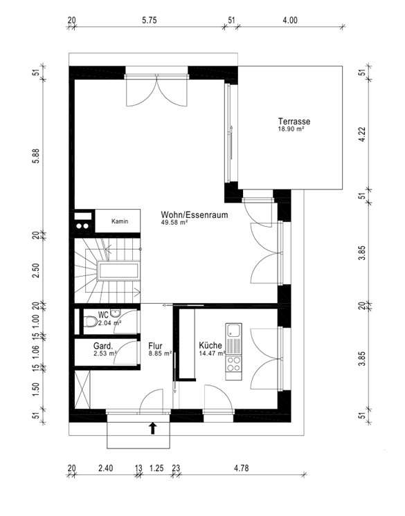 GELEGENHEIT: Exklusive Twin-Villa mit TG-Platz direkt am See im begehrten 5-Morgen – Berlin