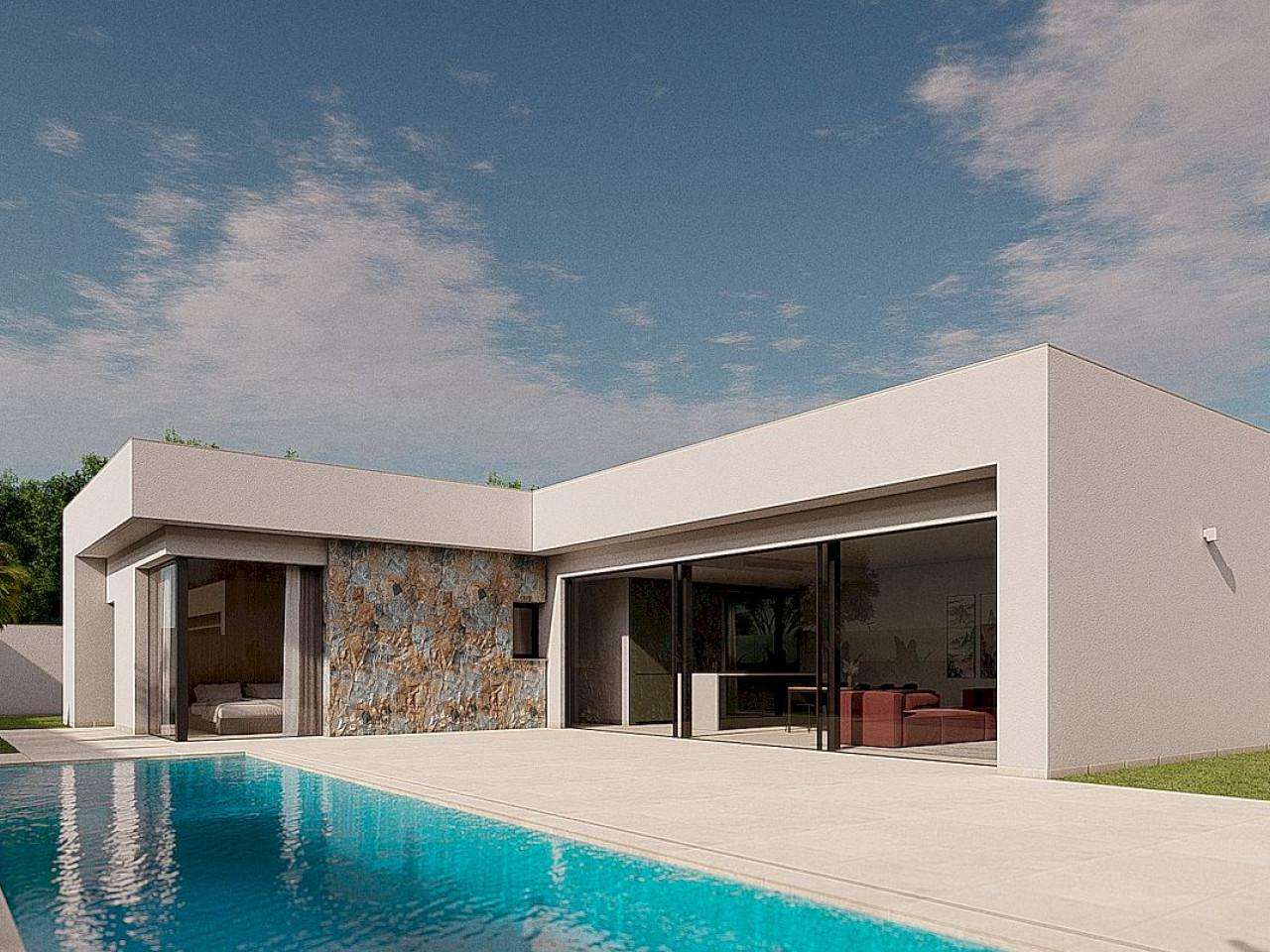 Neubau Villas mit 3 Schlafzimmern und 3 Badezimmern in San Javier| Ref: MA-1912E – San javier